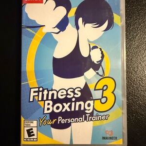 Nintendo Fitness Boxing 3 with Blue and Yellow Art